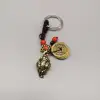 Wholesale of keychains, Five Emperors' coins, Volume Observation, celestial ruler, dustpan, God of Wealth, axe, Qilin, three-legged toad, Longevity fruit pendants undefined
